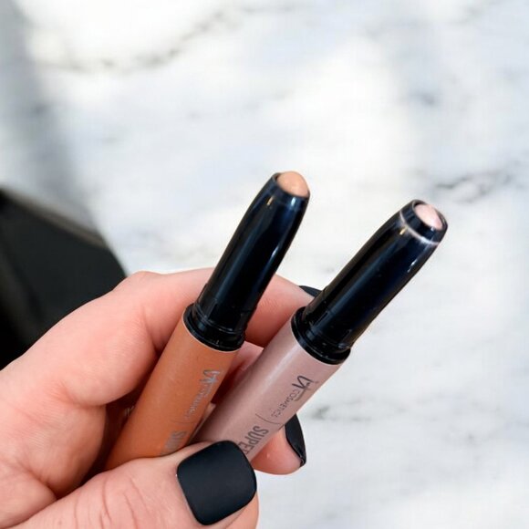 IT Cosmetics X2 Superhero No-Tug Longwear Eyeshadow Sticks Tough Tan Silk Armor - Picture 4 of 7